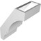 Ekena Millwork 6-in. W x 8-in. D x 12-in. H Balboa Architectural Grade PVC Knee Brace BRCP06X08X12BOA - alternate 5